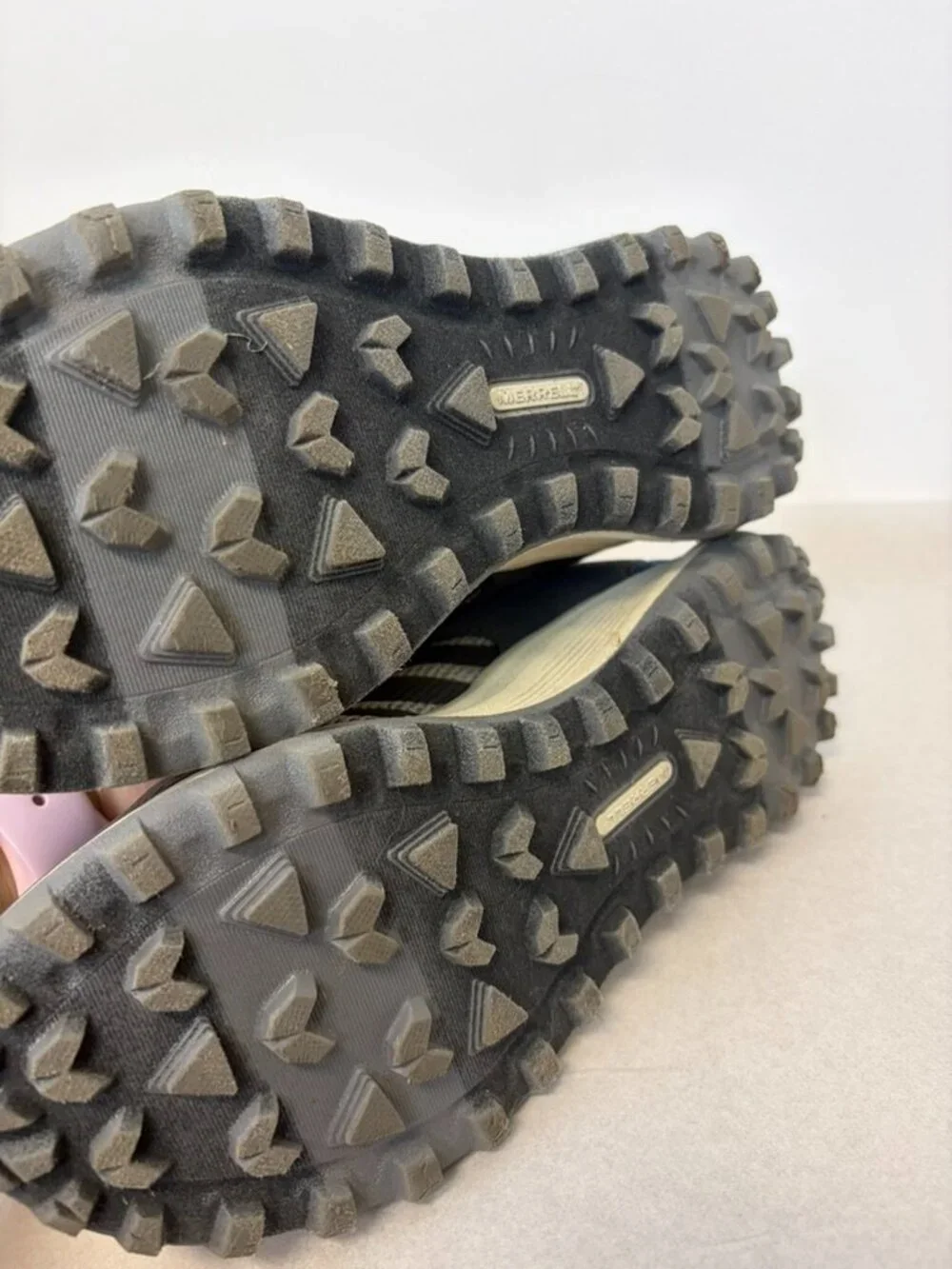 Boys Gray Merrell Velcro Sneakers